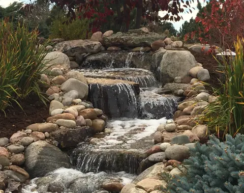 disappearing water fall